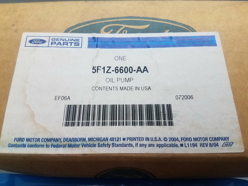 OEM FORD 5F1Z6600AA OIL PUMP, New 5F1Z-6600-AA