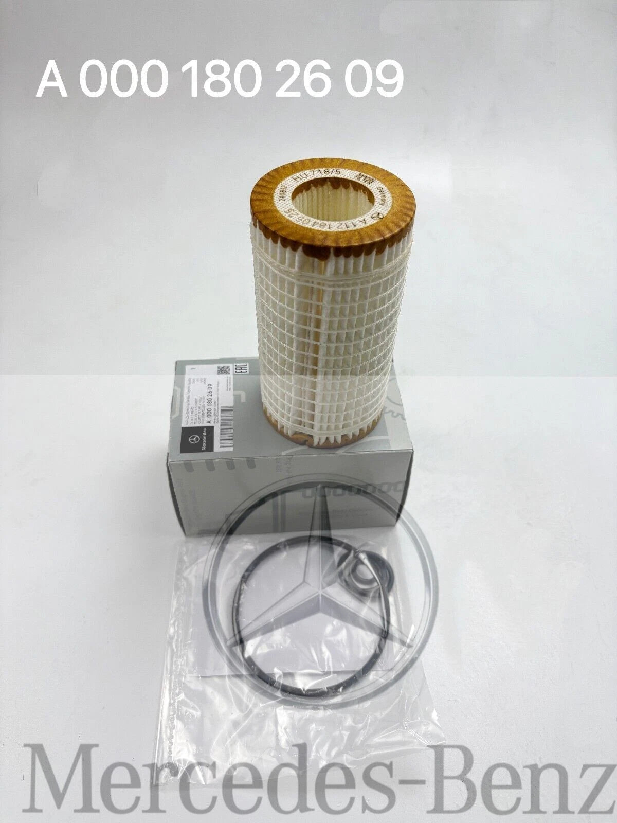 Mercedes Benz A 0001802609 original genuine OIL FILTER cartridge with o rings US