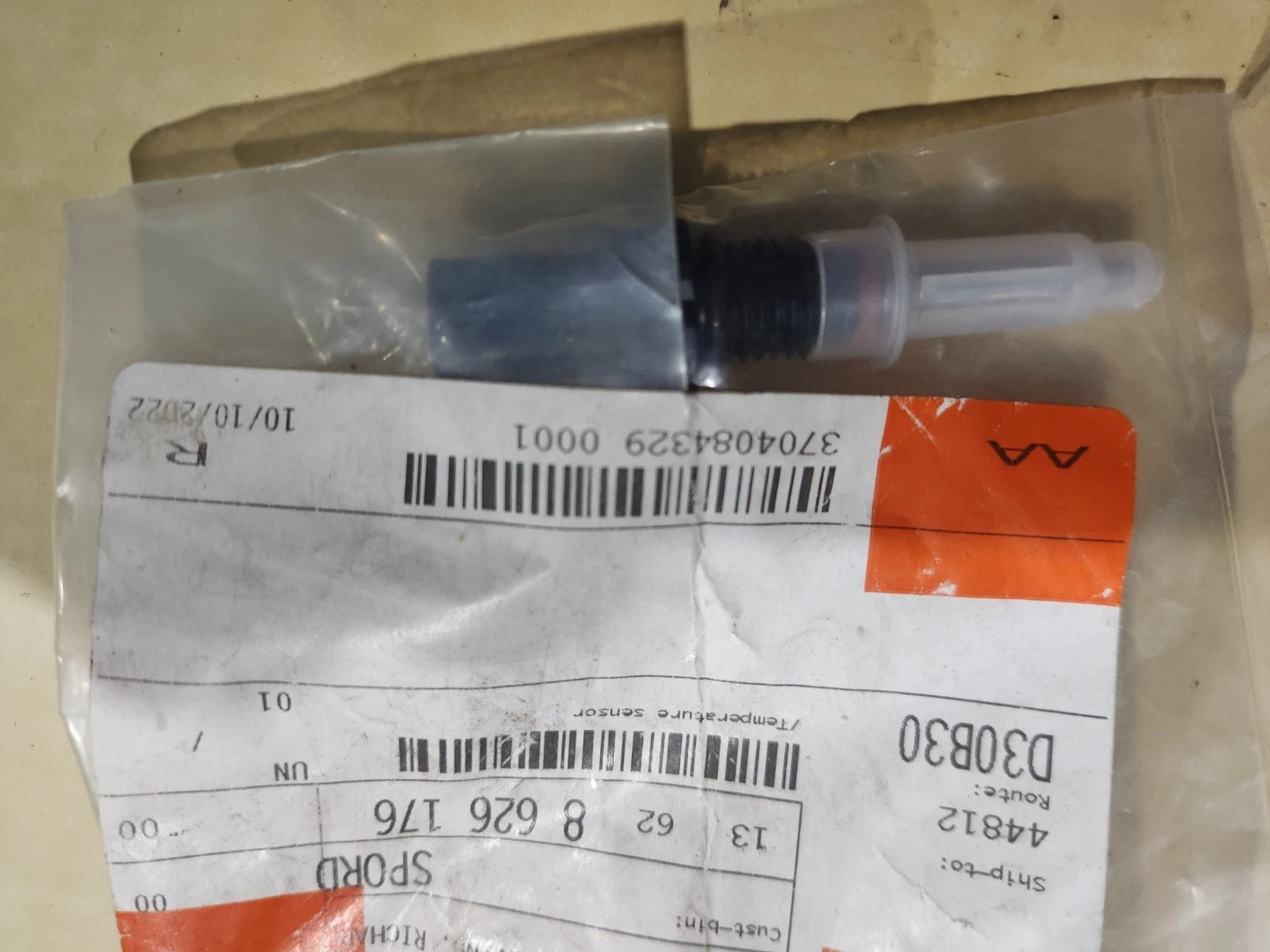 Genuine NEW OEM BMW Intake Air Temperature Sensor 13628626176