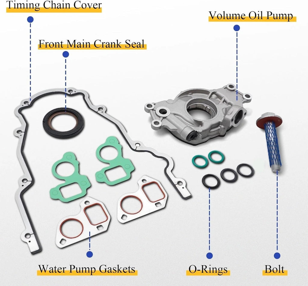 M295HV High Volume Oil Pump for Chevy GMC Sierra 1500 Yukon 4.8L 5.3L 5.7L 6.0L