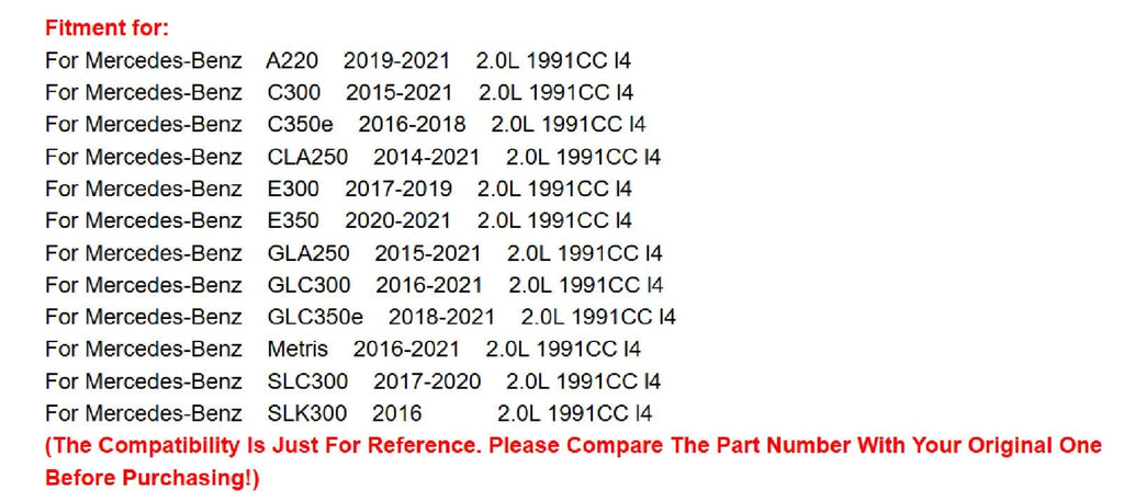 Genuine Mercedes-Benz Engine Oil Filter Kit A C E CLA GLA GLB GLC GLE Class