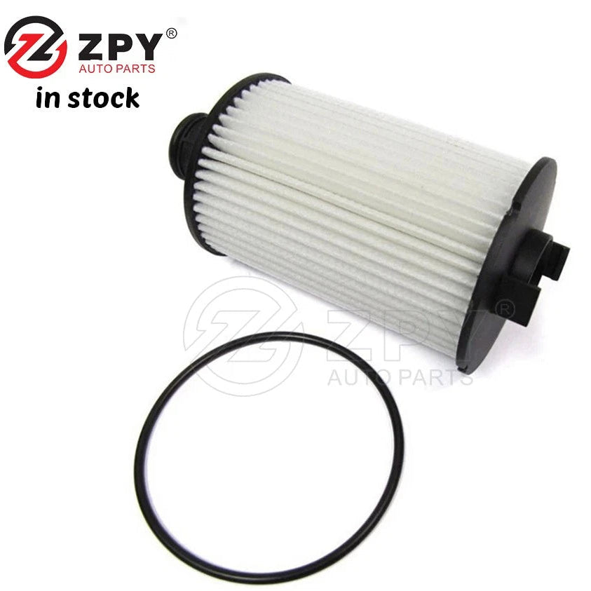 Car air filter and o-ring with ZPY Auto Parts branding on a white background